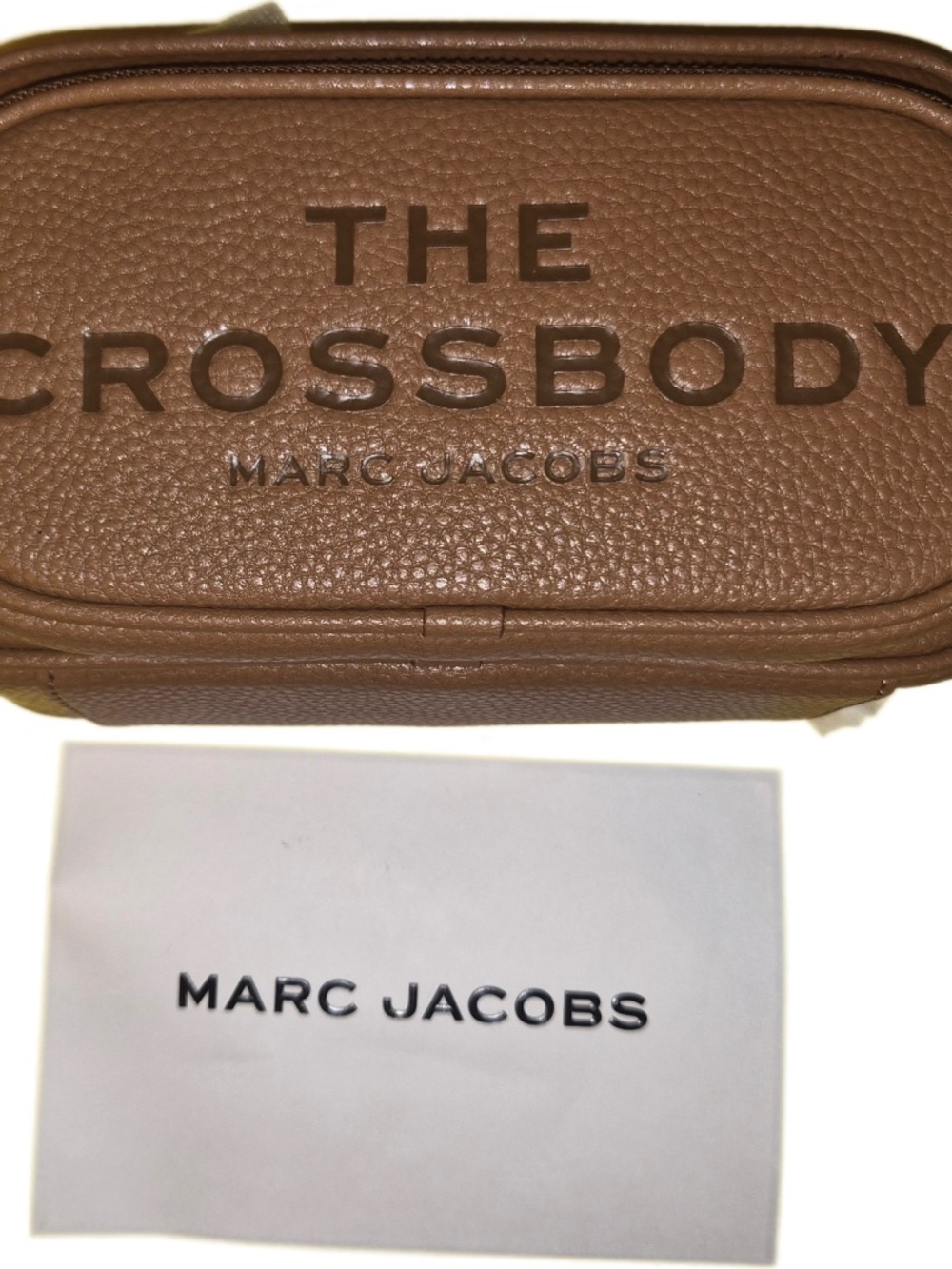 Marc Jacobs The Leather Crossbody Bag - Argan Oil / Tan [NEW / UNWORN]